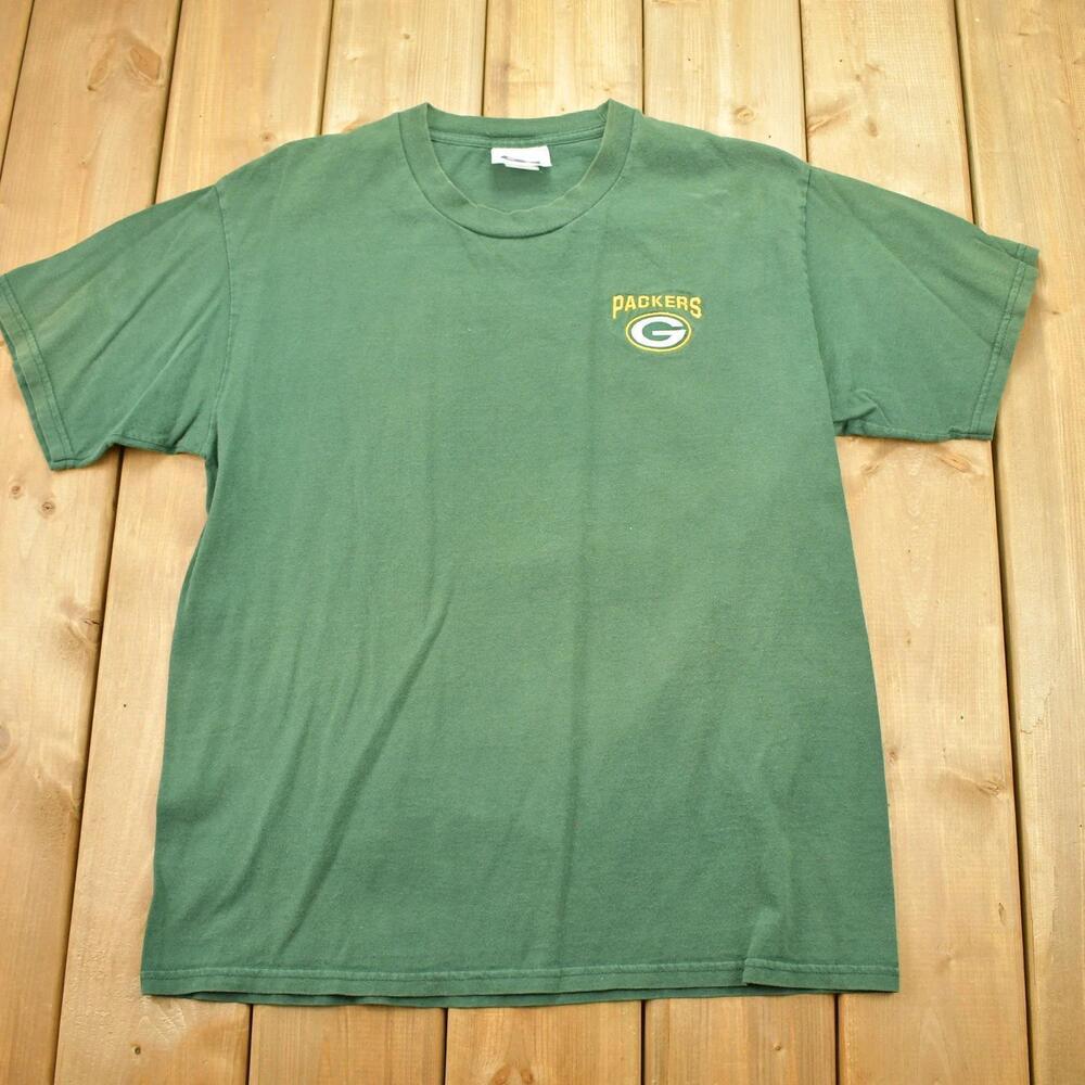 90s Green Bay Packers NFL Print Shirt